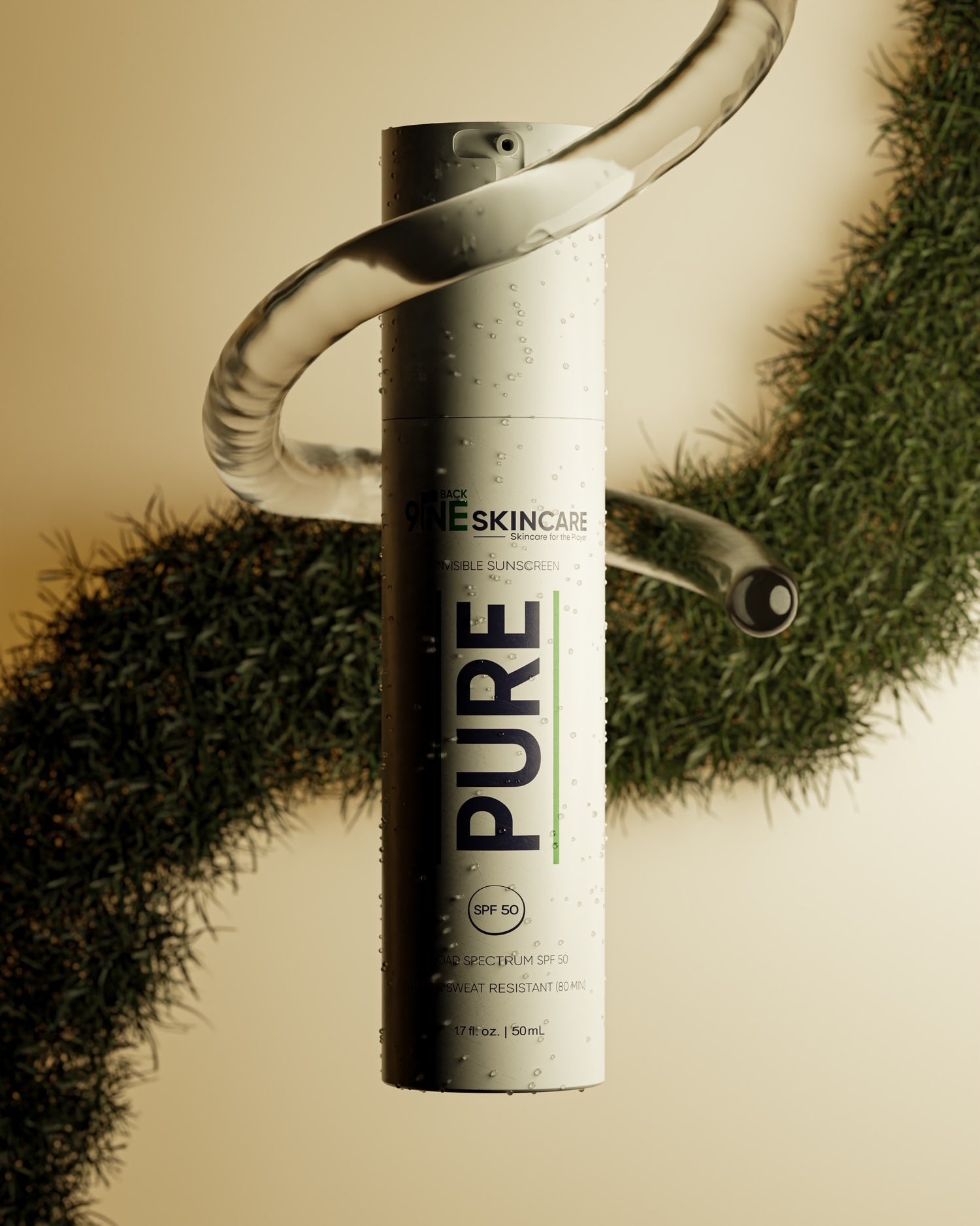 PURE SPF 50 hydrating broad spectrum protection sunscreen